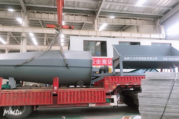 老澳门开门奖查询方式生产圆锥形砂石分离机发往南通